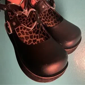 Demonia Shoes Dolls Kill X Demonia Platform Evil Crybaby Mary